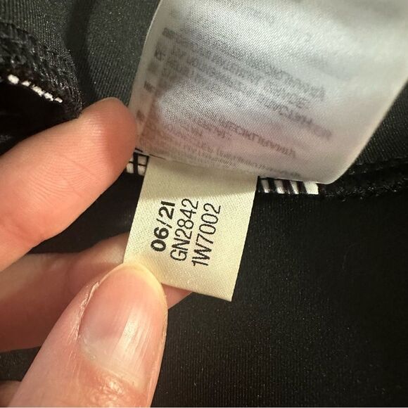 Adidas Originals Black High Waisted Athletic Biker Shorts NWT Size Medium - Picture 9 of 16